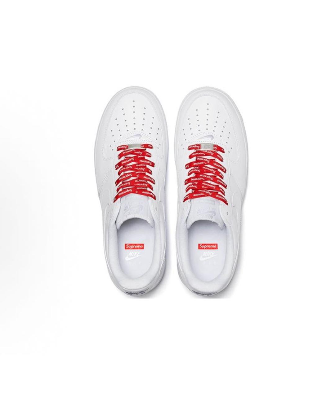 NIKE Белые кожаные низкие кроссовки / кеды, фото 3