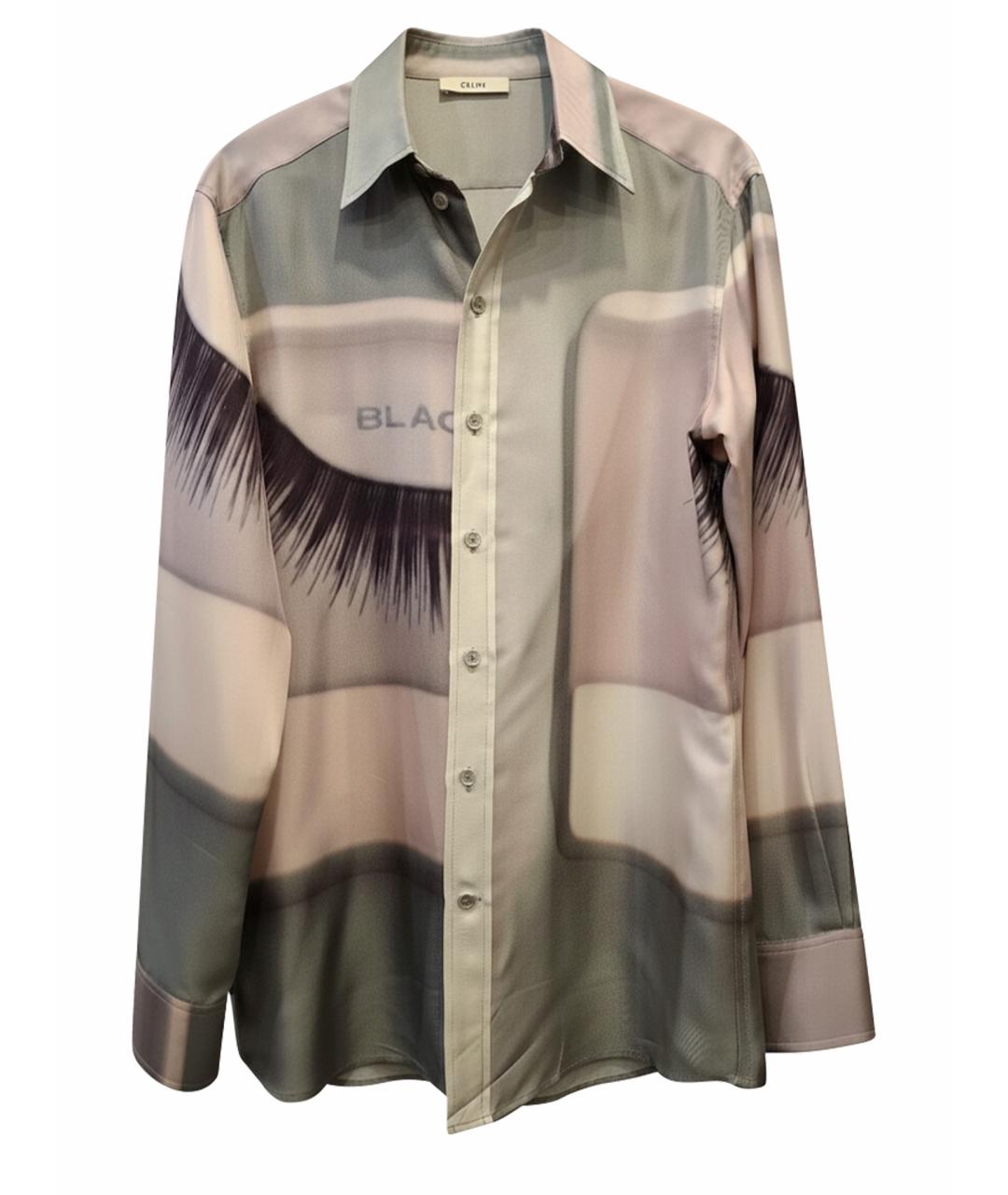 CELINE Мульти шелковая блузы, фото 1