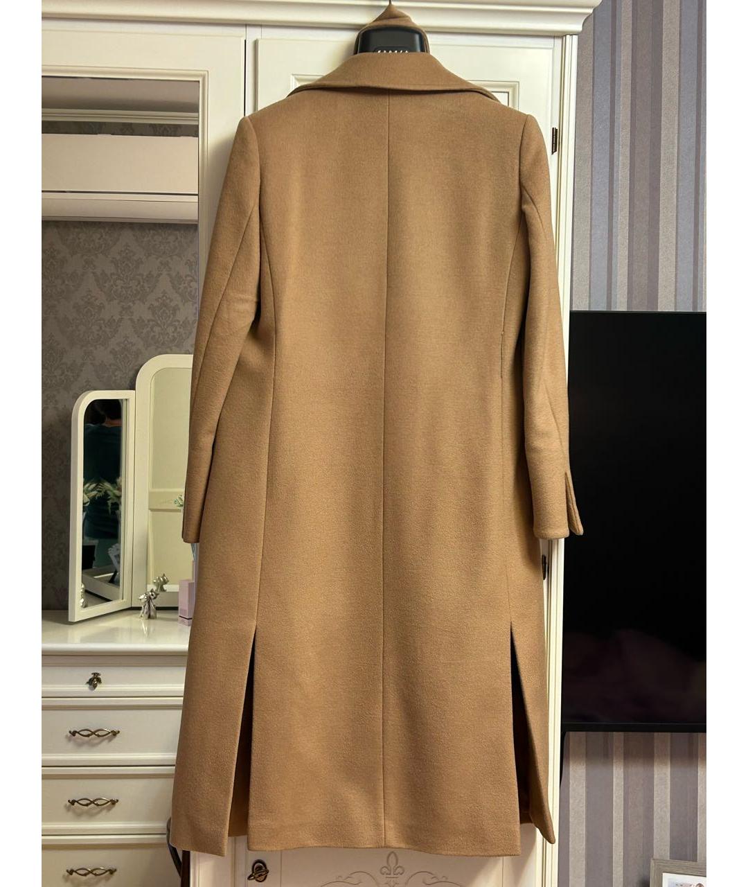 MAX MARA Бежевое шерстяное пальто, фото 2