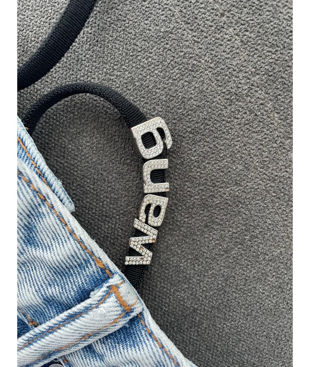 ALEXANDER WANG Голубые деним шорты, фото 6