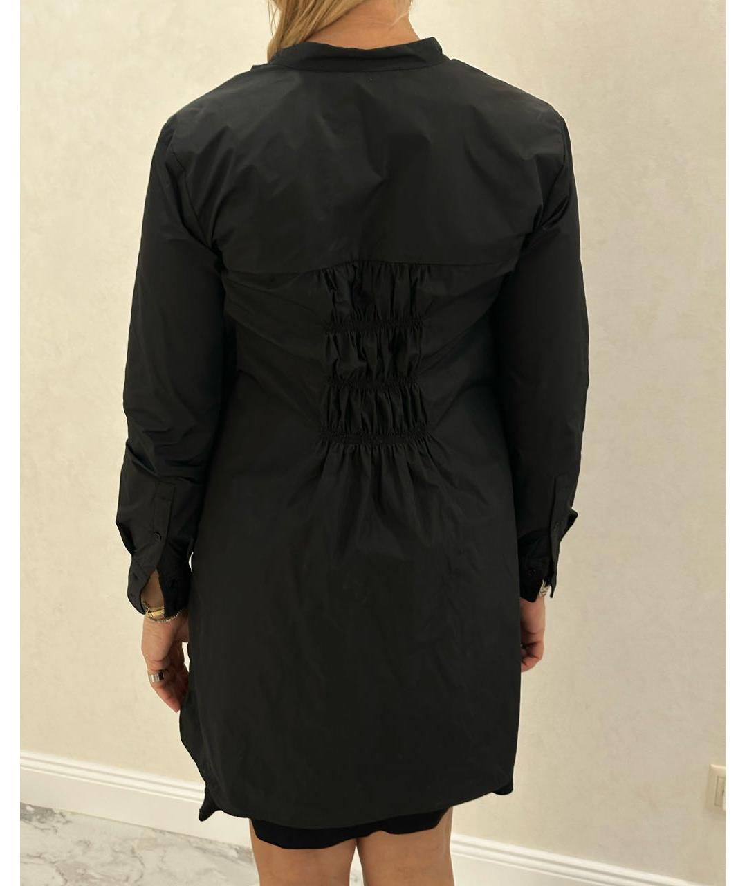 'S MAX MARA Темно-синяя полиэстеровая рубашка, фото 6