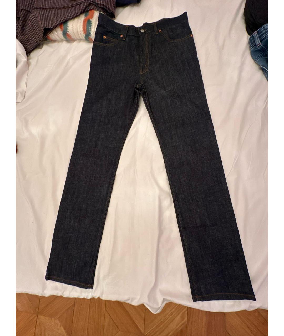 GUCCI Хлопковые прямые джинсы, фото 9