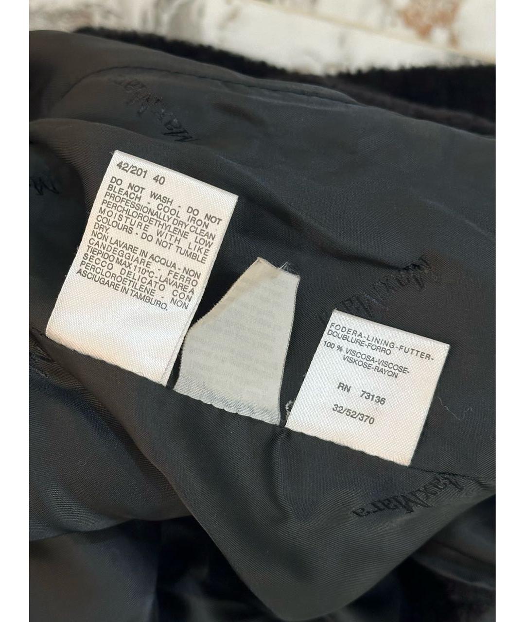 MAX MARA Черная шерстяная шуба, фото 6