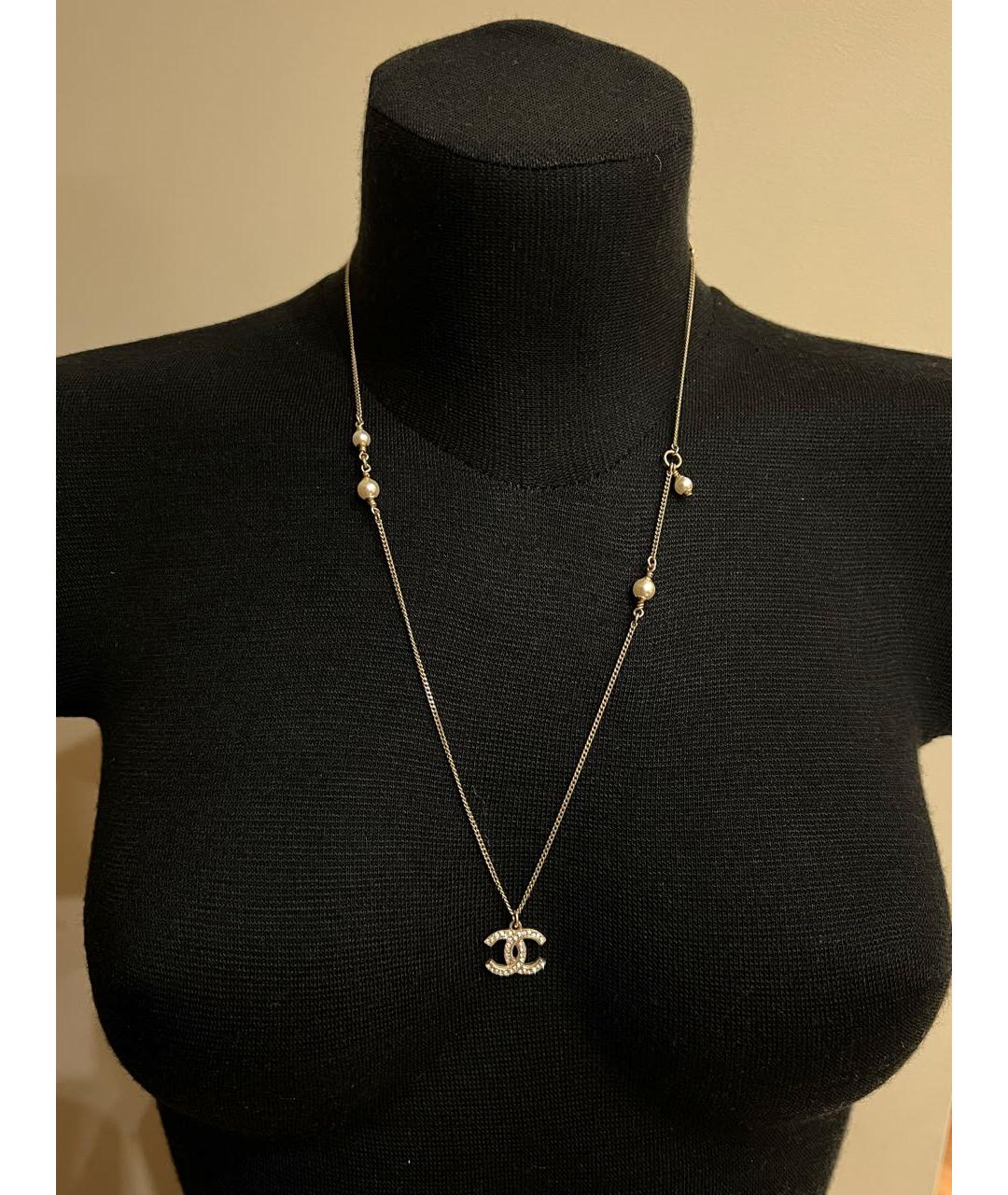 CHANEL Золотая металлическая цепочка, фото 7