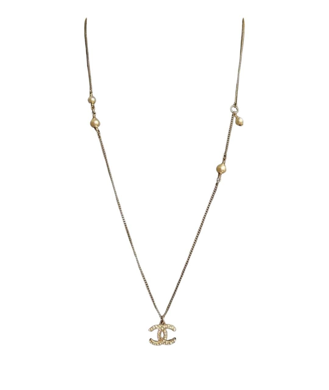 CHANEL Золотая металлическая цепочка, фото 1