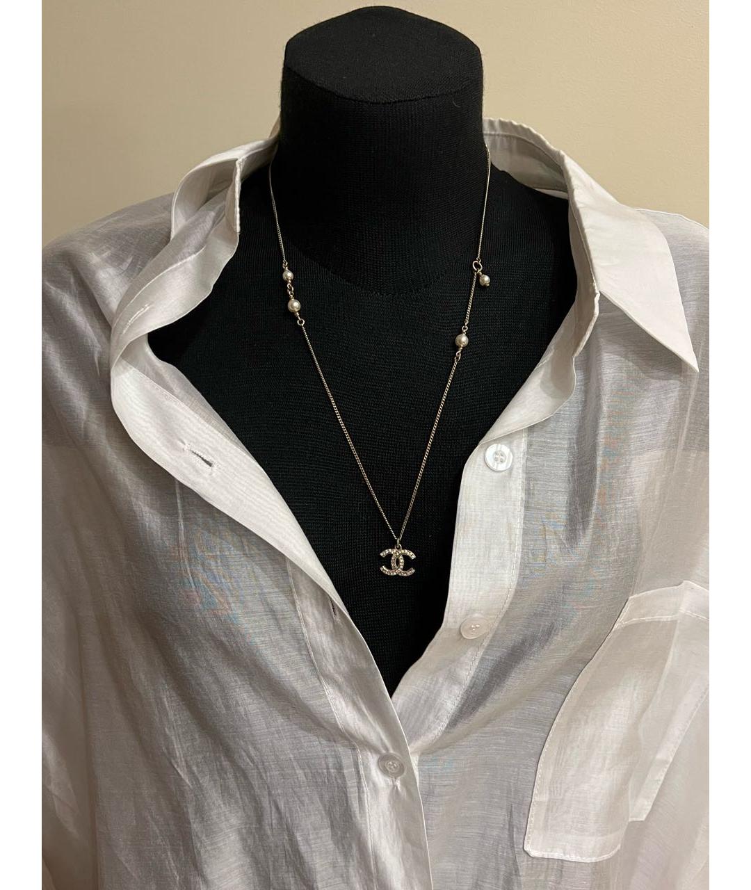 CHANEL Золотая металлическая цепочка, фото 4