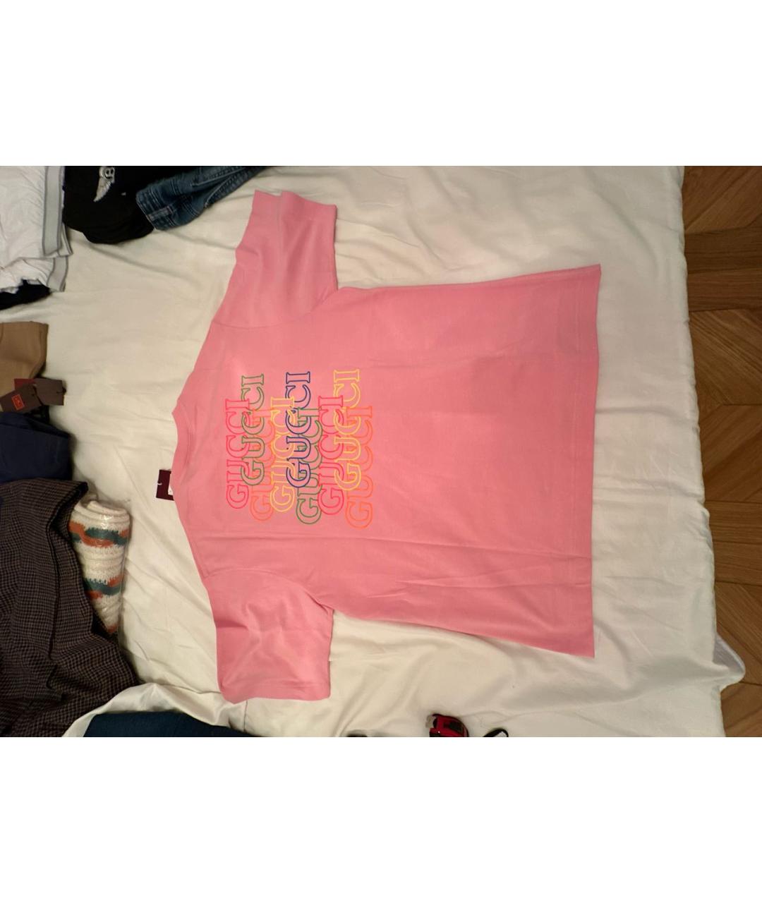 GUCCI Хлопковая футболка, фото 2