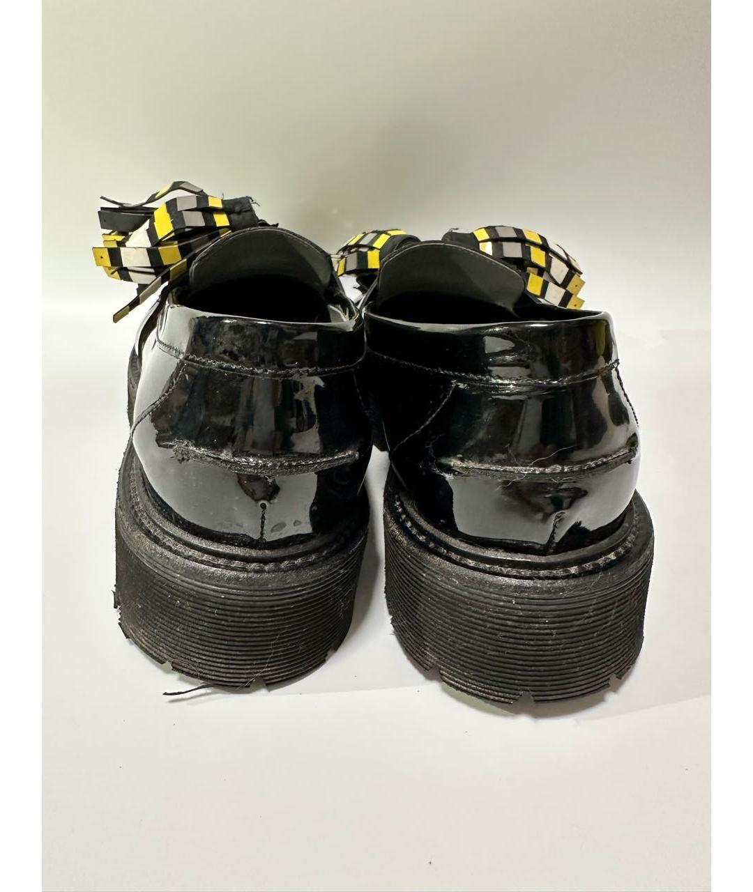 MSGM Черные лоферы из лакированной кожи, фото 6