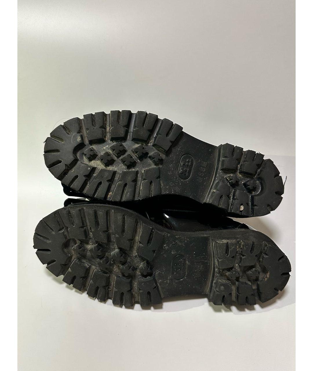 MSGM Черные лоферы из лакированной кожи, фото 4