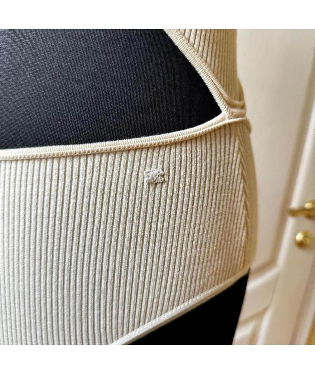 CELINE Бежевая майка, фото 3