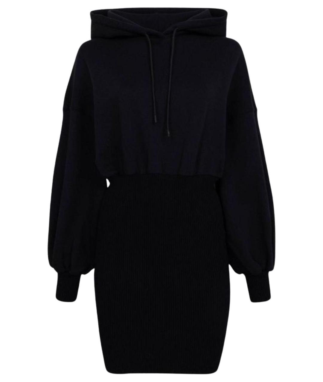 MSGM Черное повседневное платье, фото 1