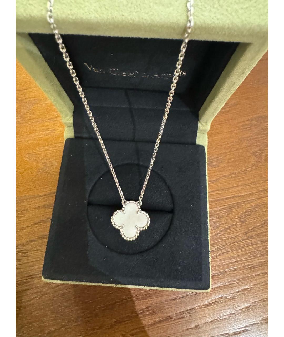 VAN CLEEF & ARPELS Серебряное колье из белого золота, фото 6