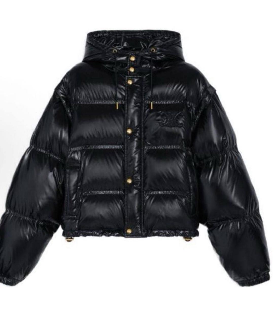 CELINE Черный пуховик, фото 7