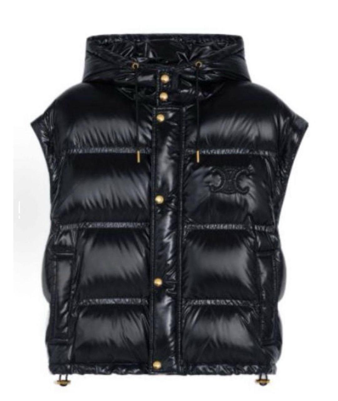 CELINE Черный пуховик, фото 2