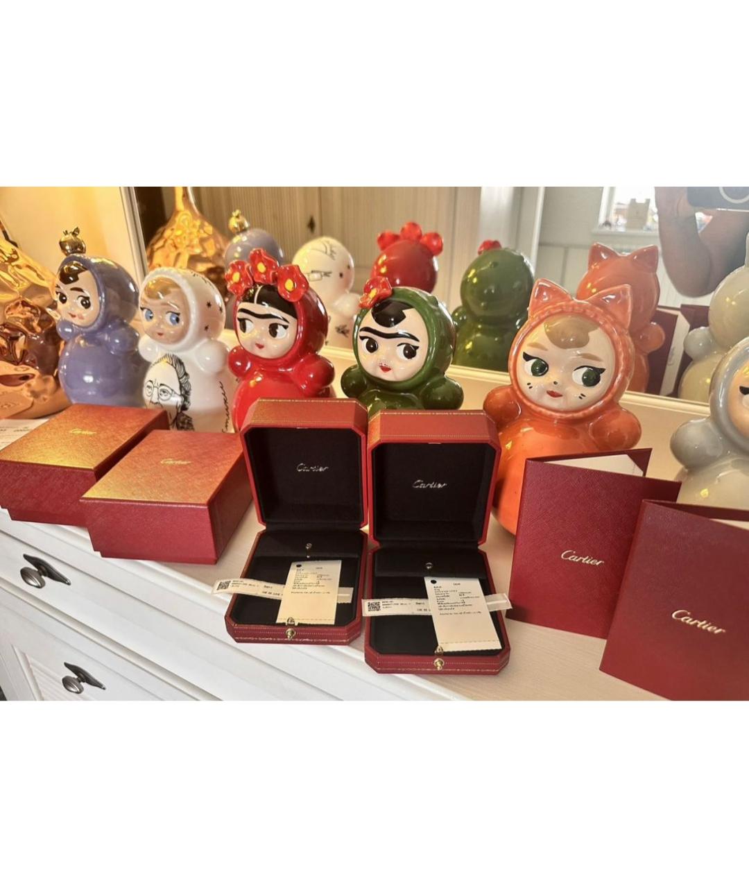 CARTIER Желтые серьги из желтого золота, фото 4