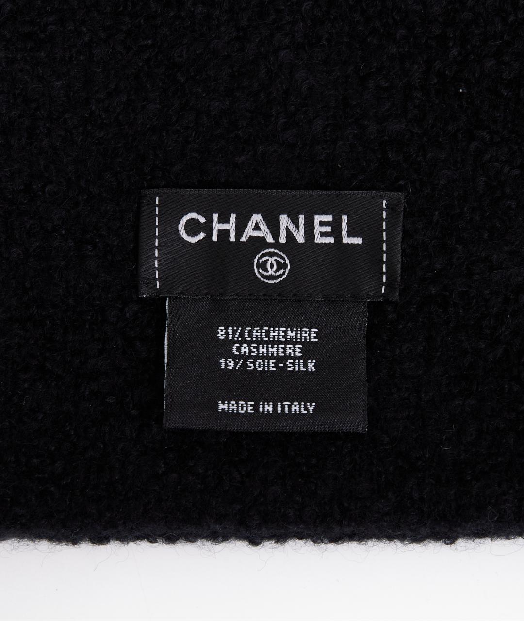 CHANEL Черная кашемировая шапка, фото 3