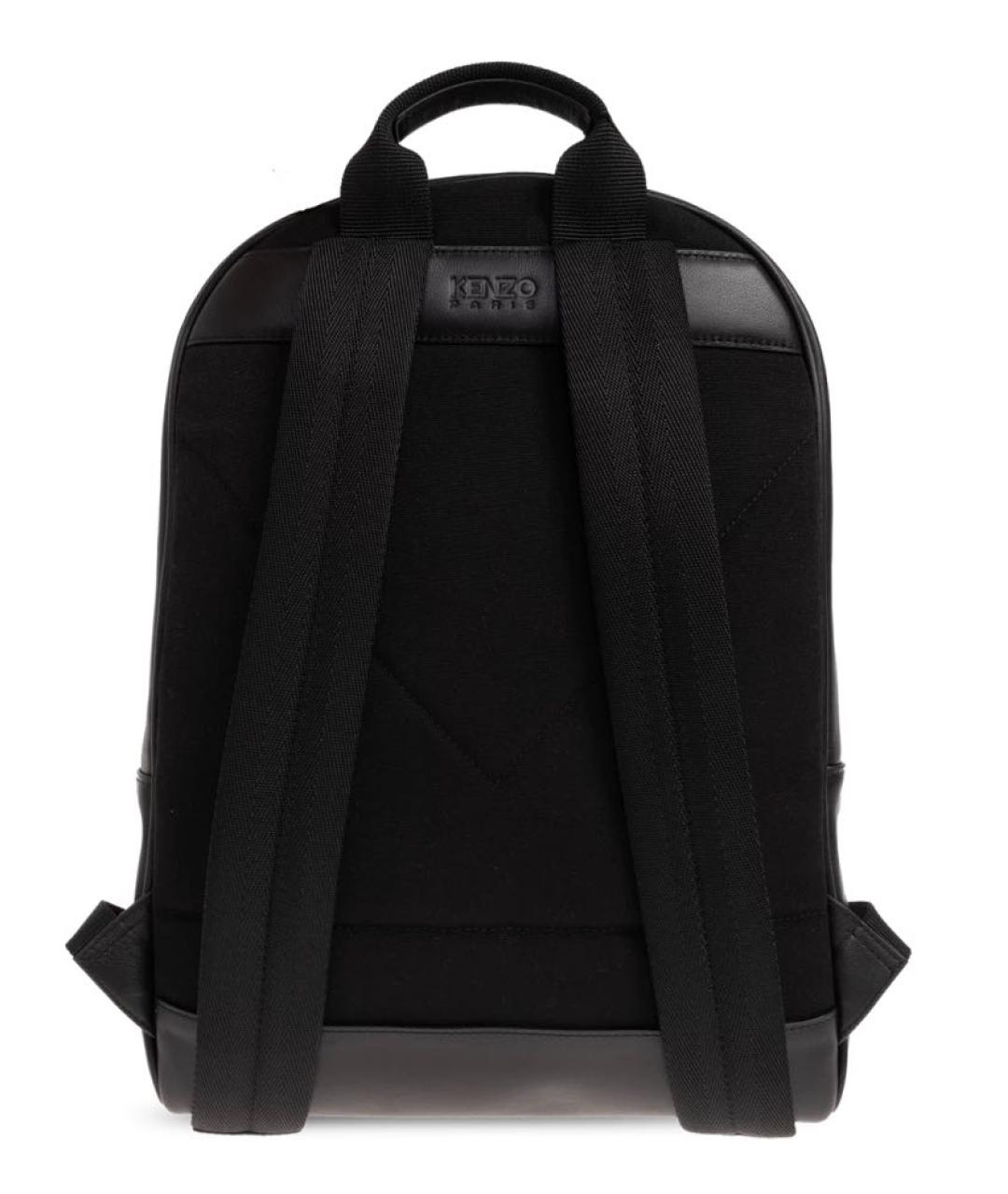 KENZO Черный кожаный рюкзак, фото 2