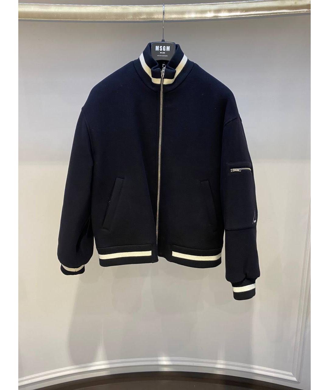 MSGM Темно-синяя куртка, фото 3