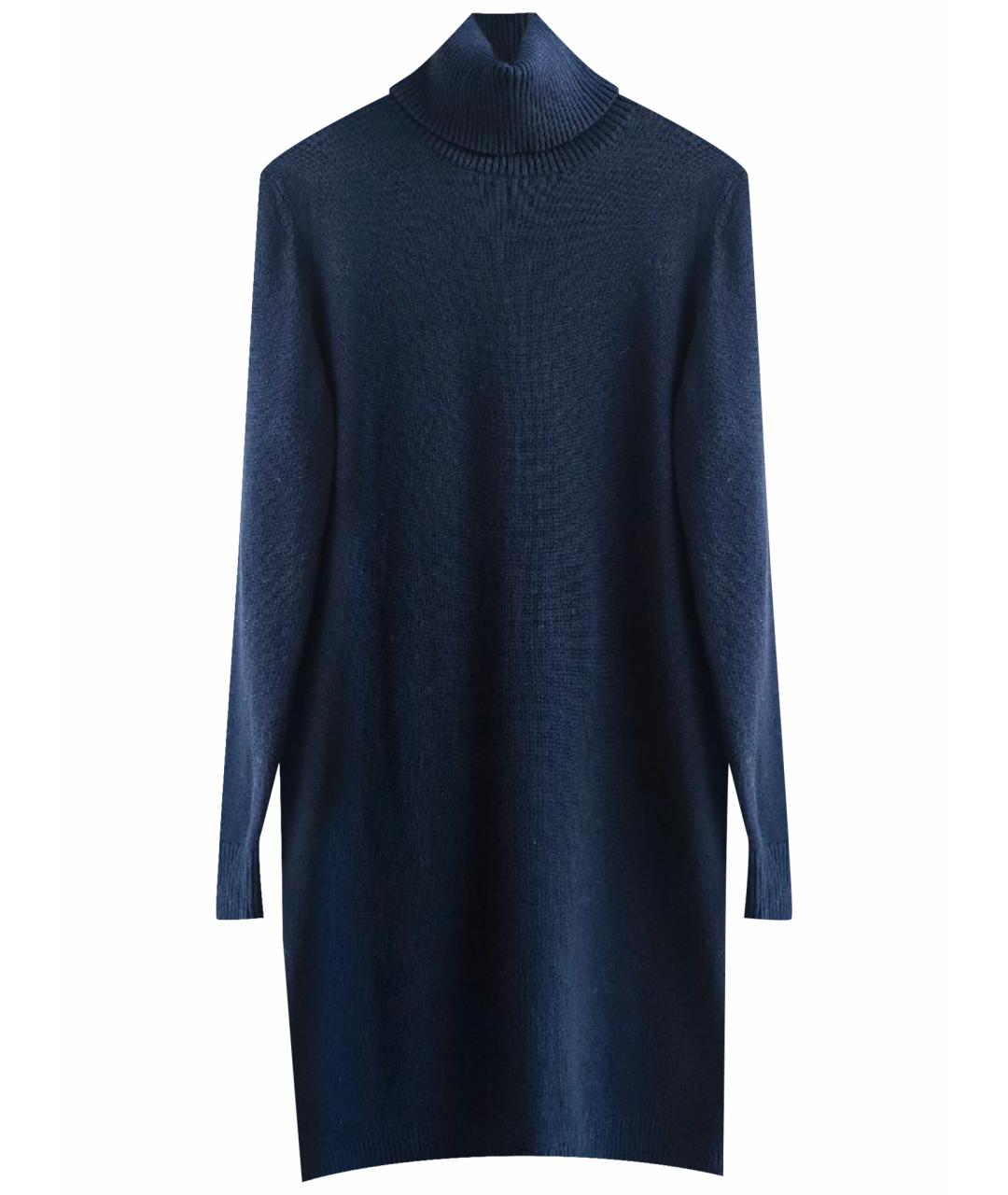 HUGO BOSS Черное шерстяное повседневное платье, фото 1