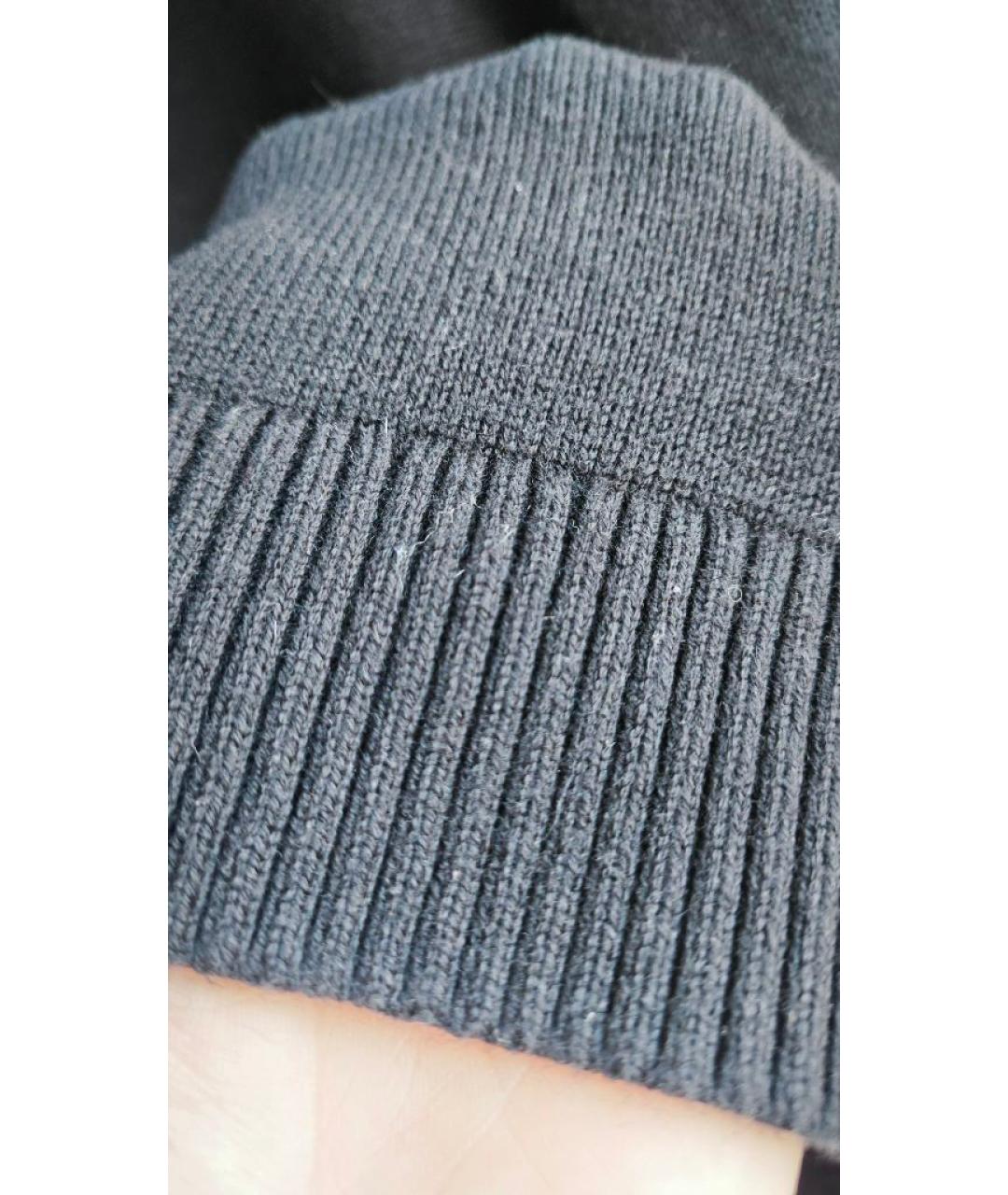 HUGO BOSS Черное шерстяное повседневное платье, фото 8