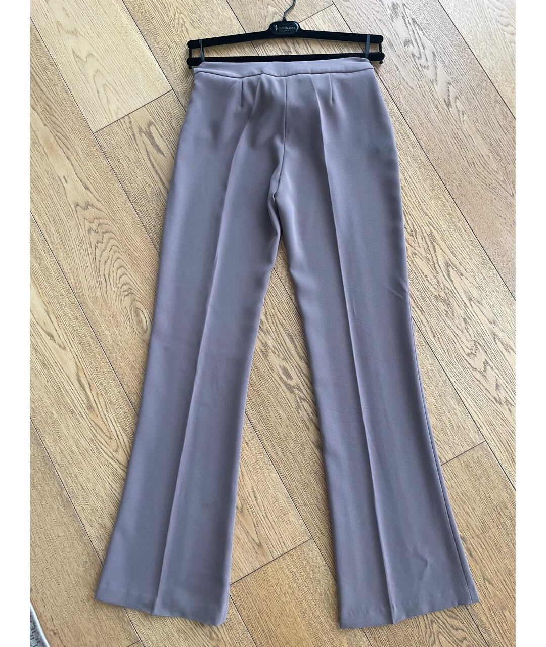 ELISABETTA FRANCHI Розовые полиэстеровые брюки широкие, фото 2