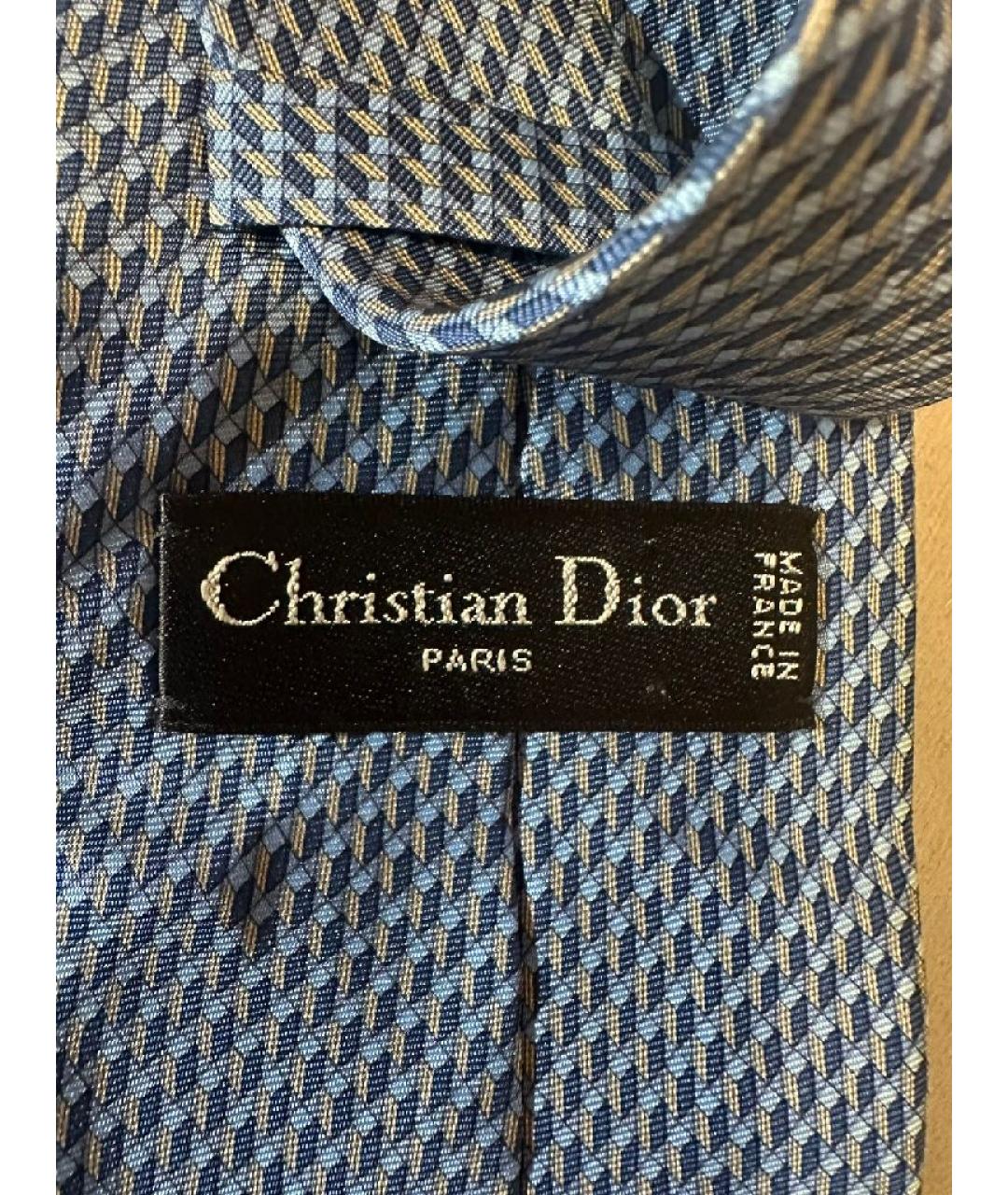 ZEGNA Темно-синий шелковый галстук, фото 4