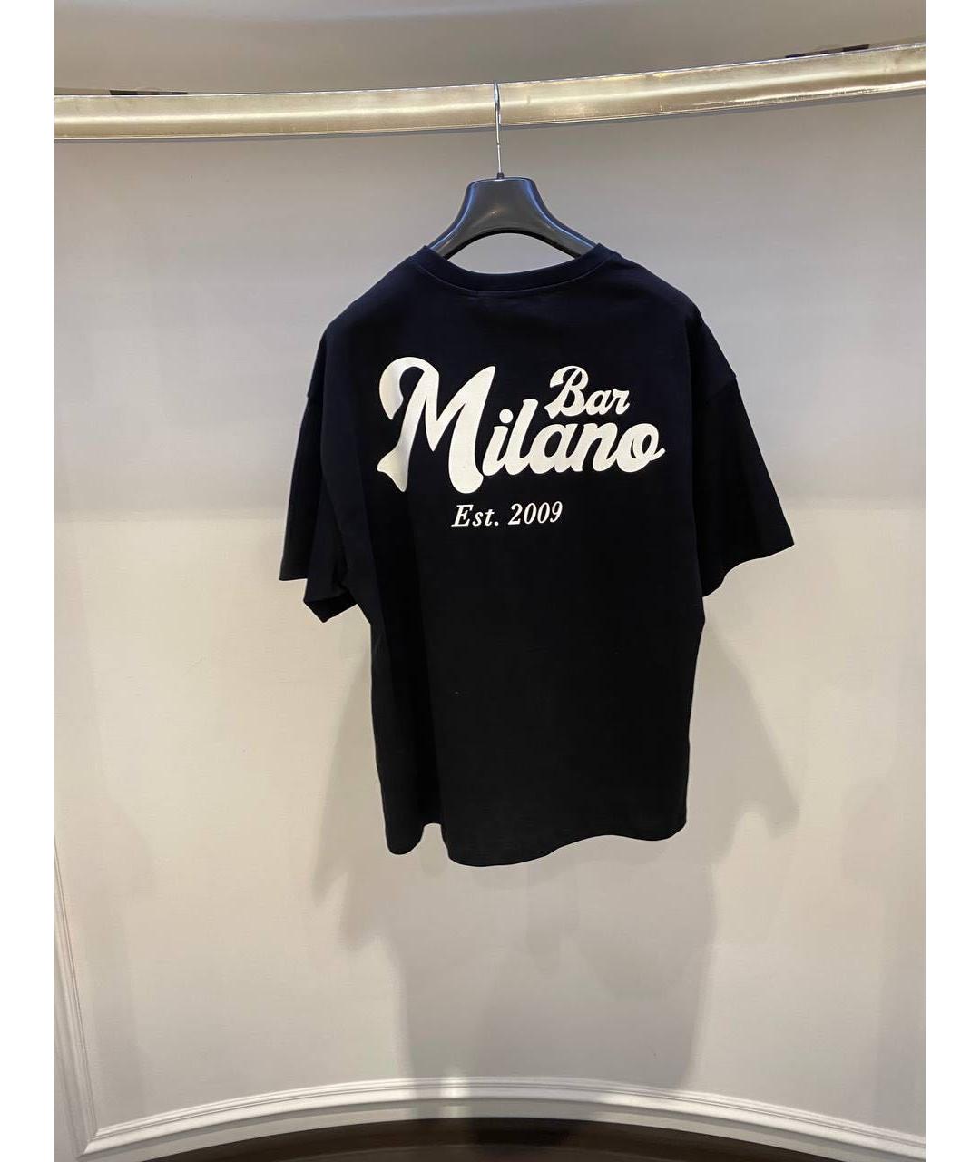 MSGM Черная футболка, фото 3