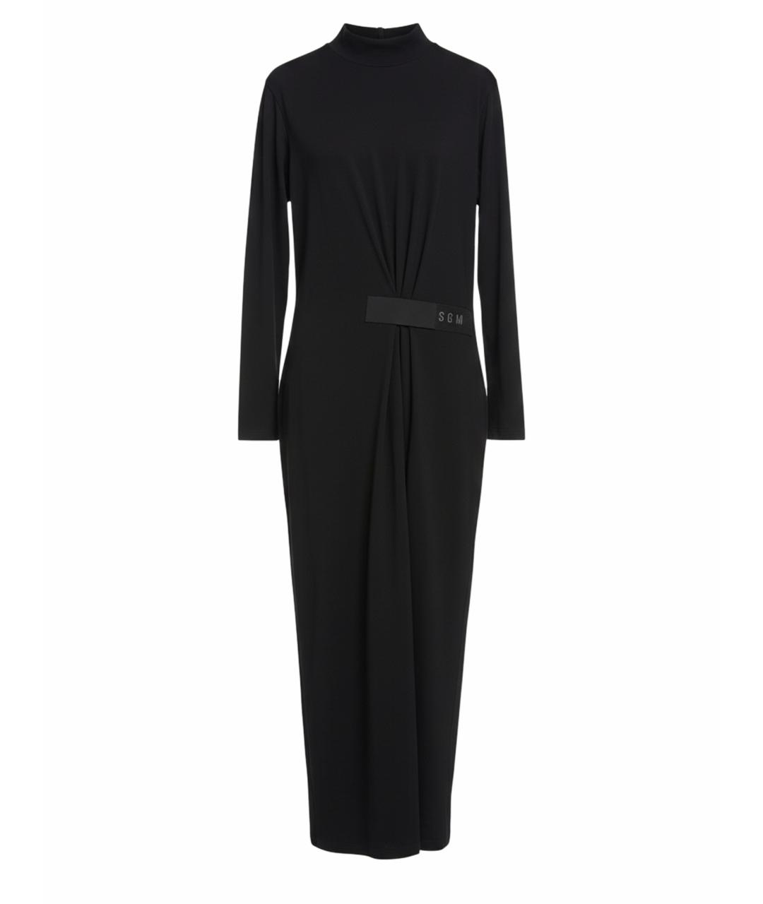 MSGM Черное повседневное платье, фото 1