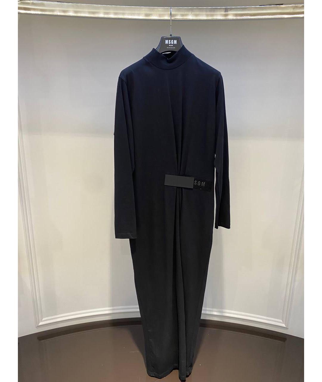 MSGM Черное повседневное платье, фото 3