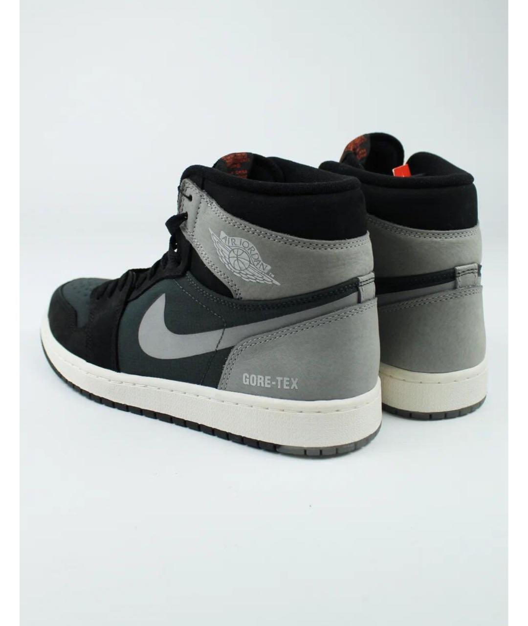 NIKE Черные замшевые высокие кроссовки / кеды, фото 5