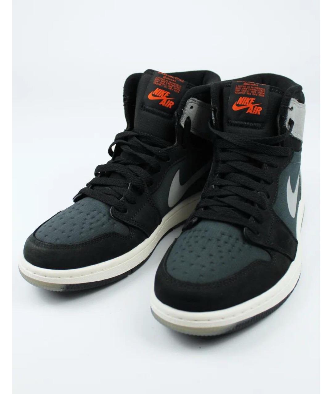 NIKE Черные замшевые высокие кроссовки / кеды, фото 6