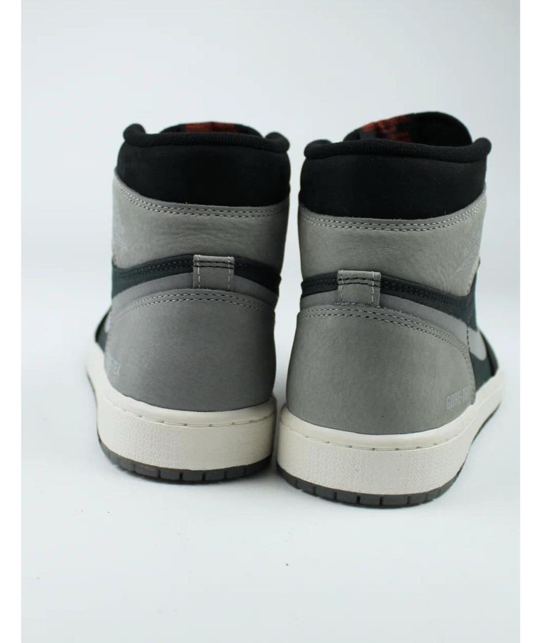 NIKE Черные замшевые высокие кроссовки / кеды, фото 4