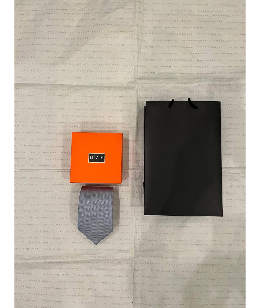 TOM FORD Голубой шелковый галстук, фото 5