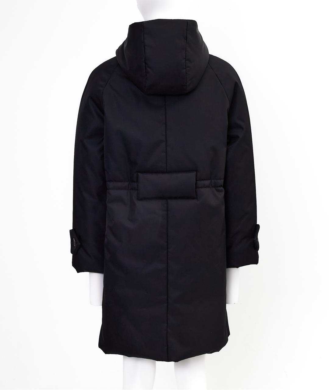 PRADA Черный полиамидовый пуховик, фото 2