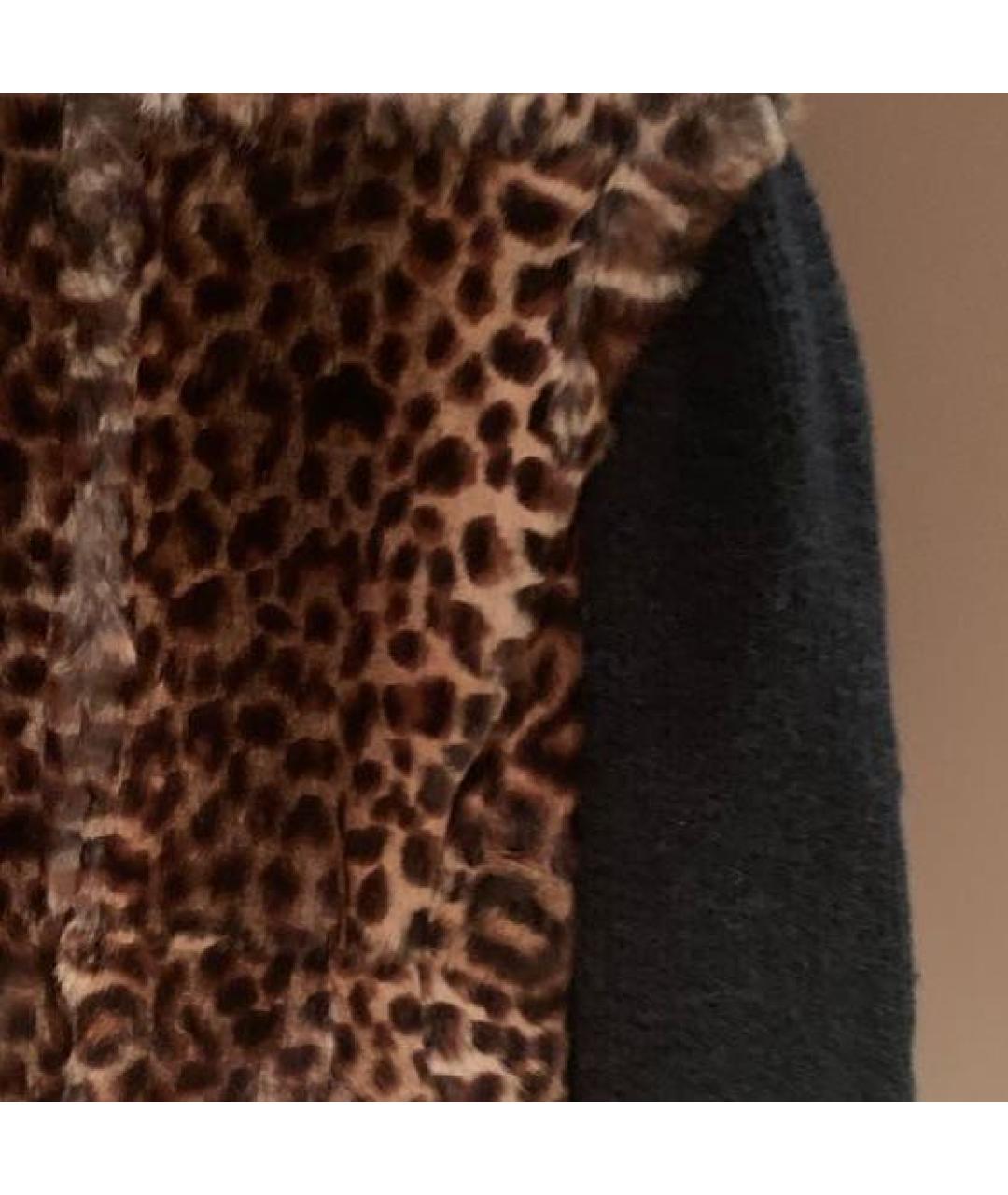 DRIES VAN NOTEN Коричневая меховая куртка, фото 4