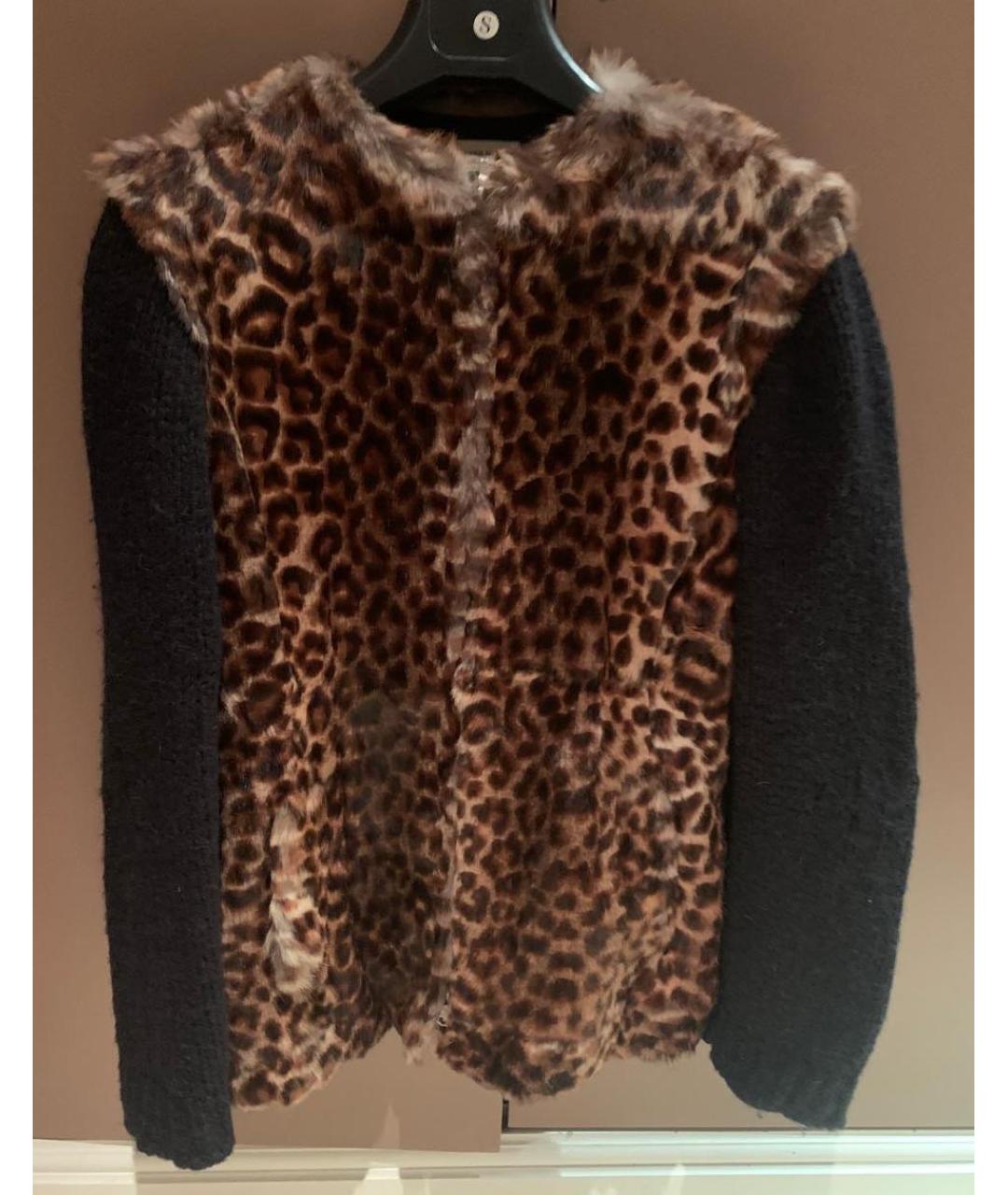 DRIES VAN NOTEN Коричневая меховая куртка, фото 5