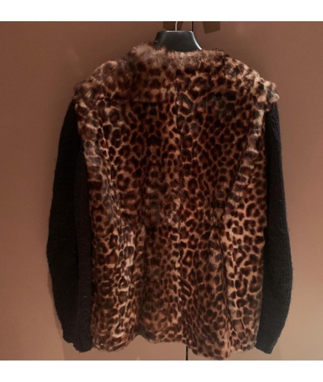 DRIES VAN NOTEN Коричневая меховая куртка, фото 2