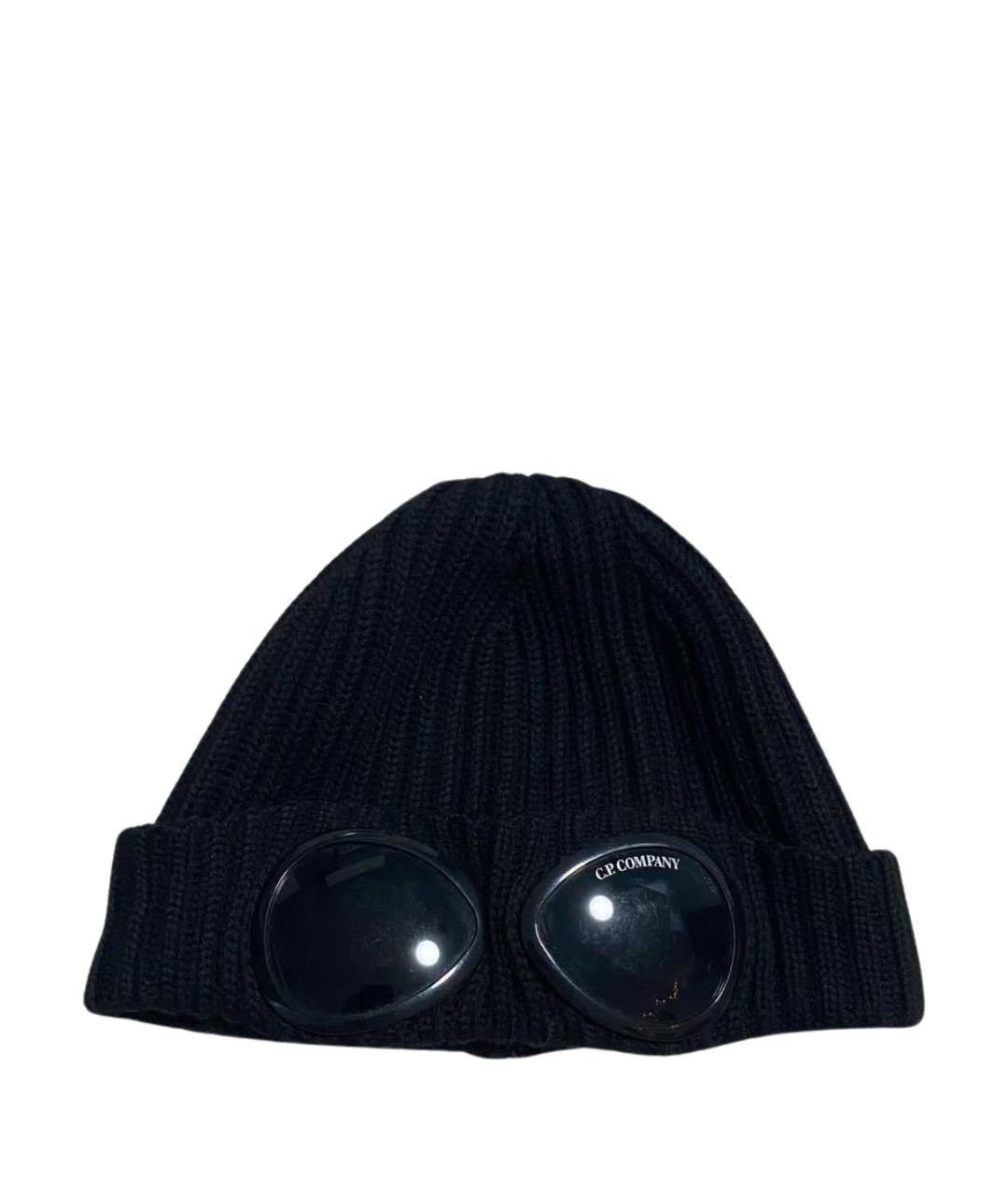 CP COMPANY Черная шерстяная шапка, фото 1