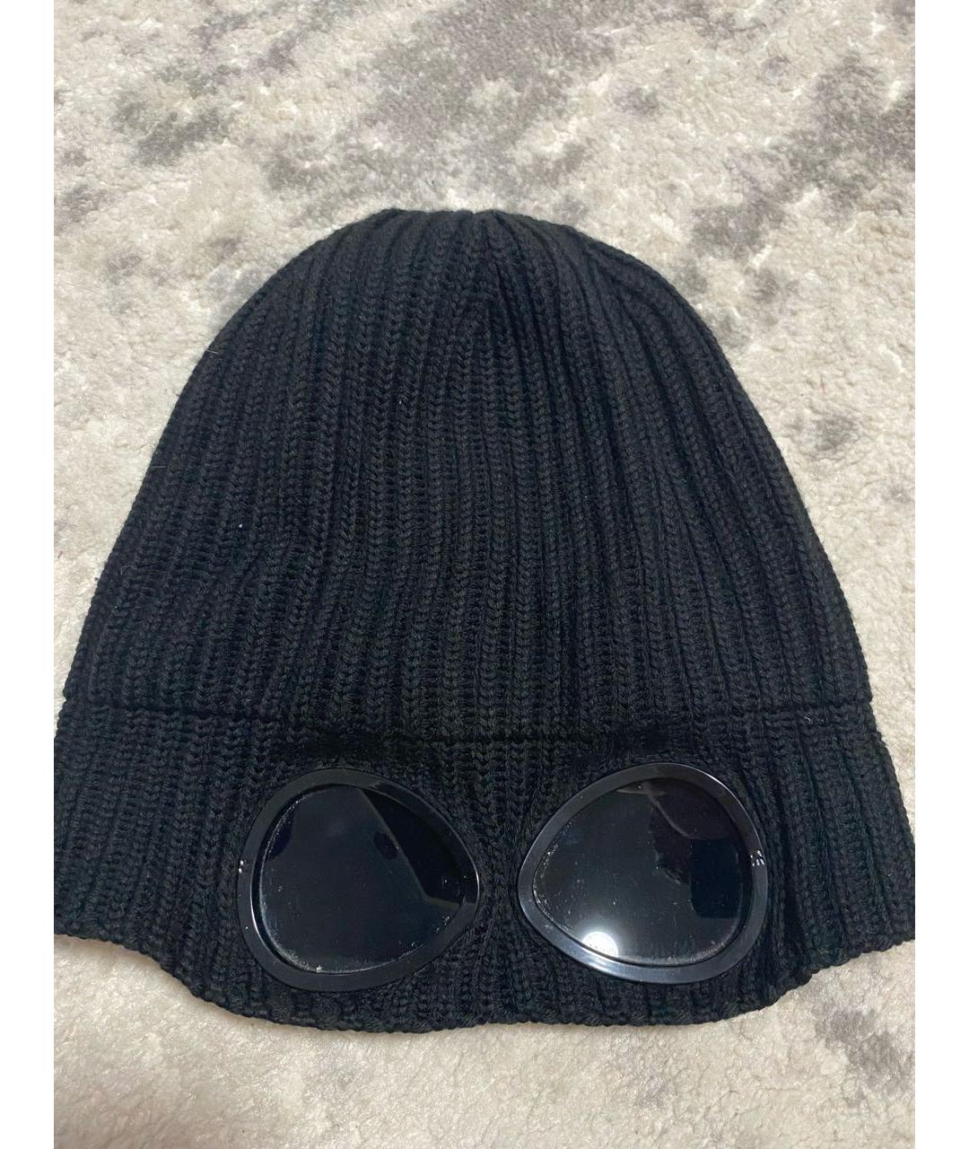 CP COMPANY Черная шерстяная шапка, фото 2