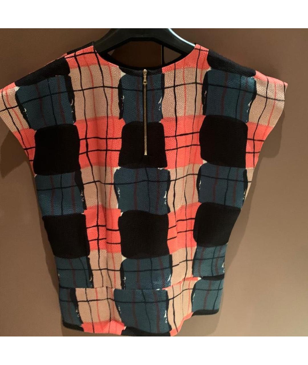 MARNI Мульти шелковая блузы, фото 2