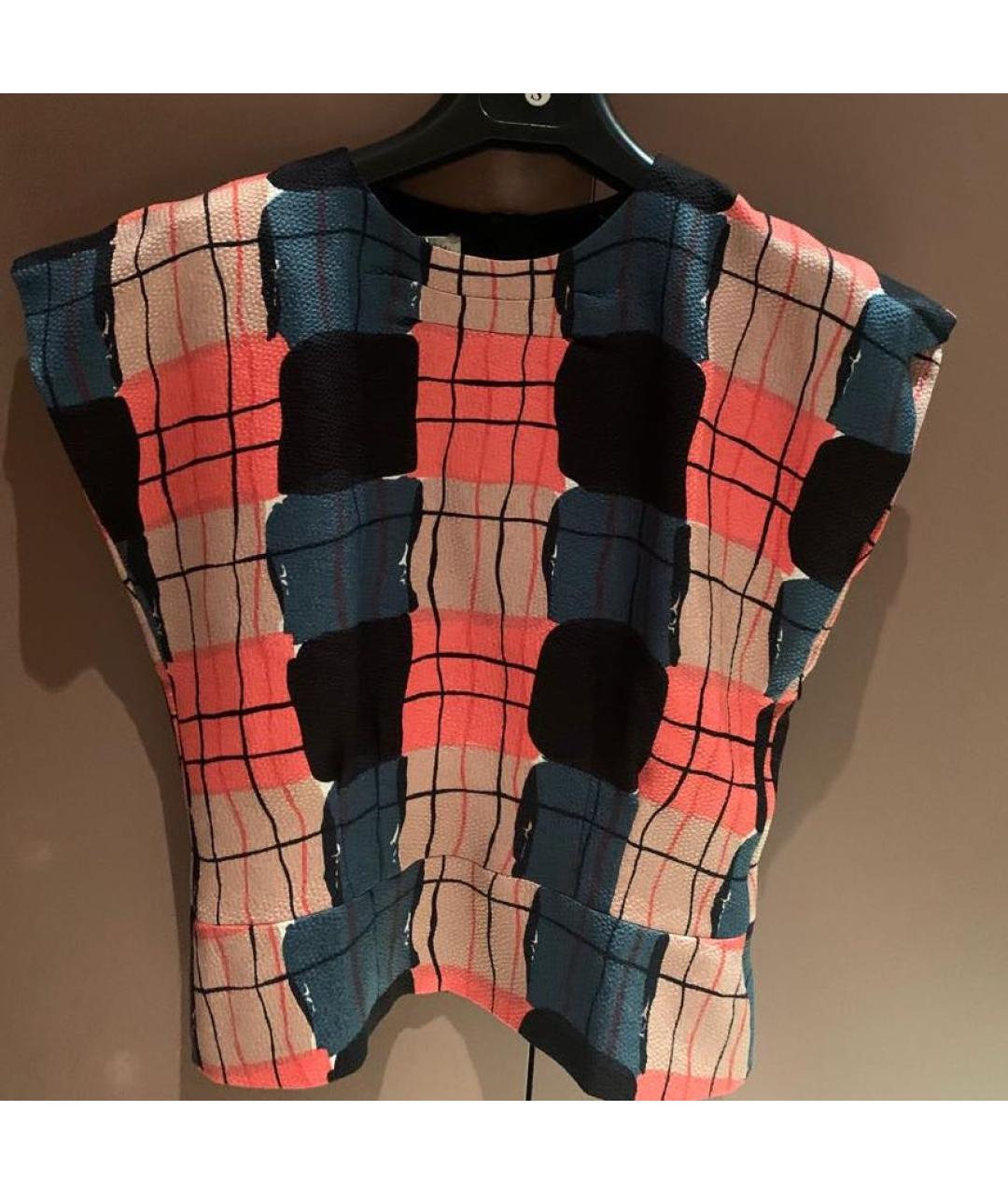 MARNI Мульти шелковая блузы, фото 4