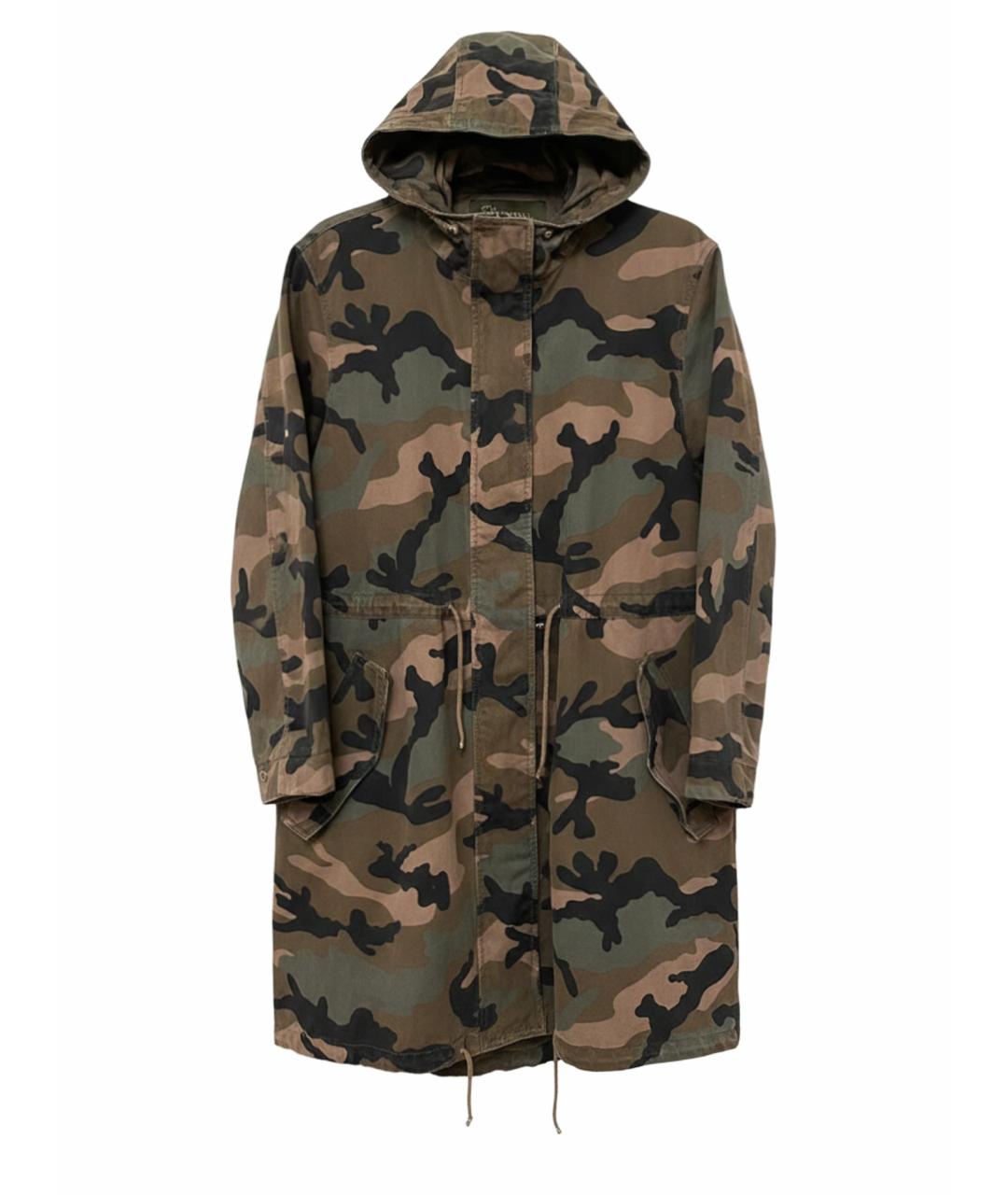 VALENTINO Хаки хлопковая парка, фото 1