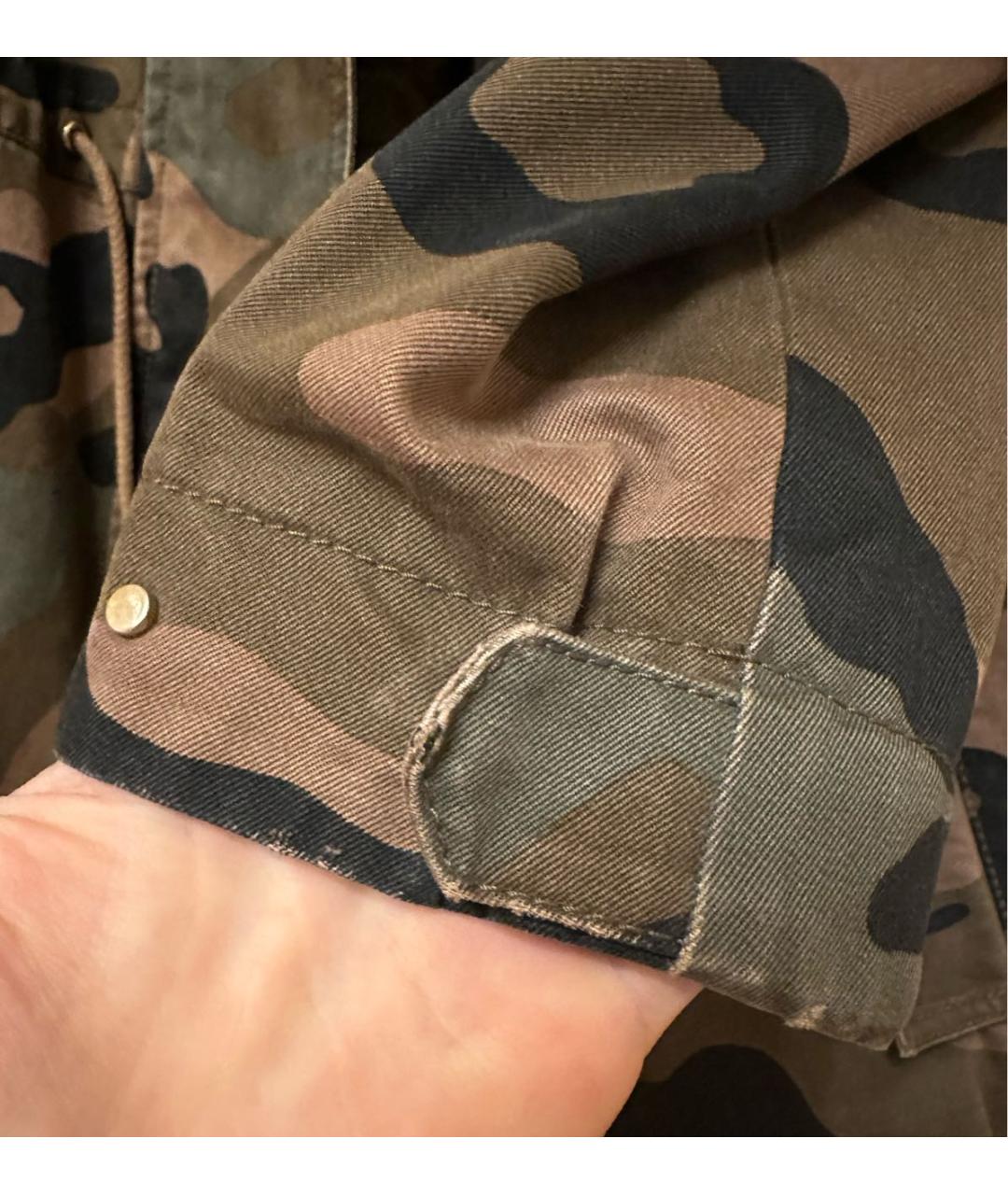 VALENTINO Хаки хлопковая парка, фото 6