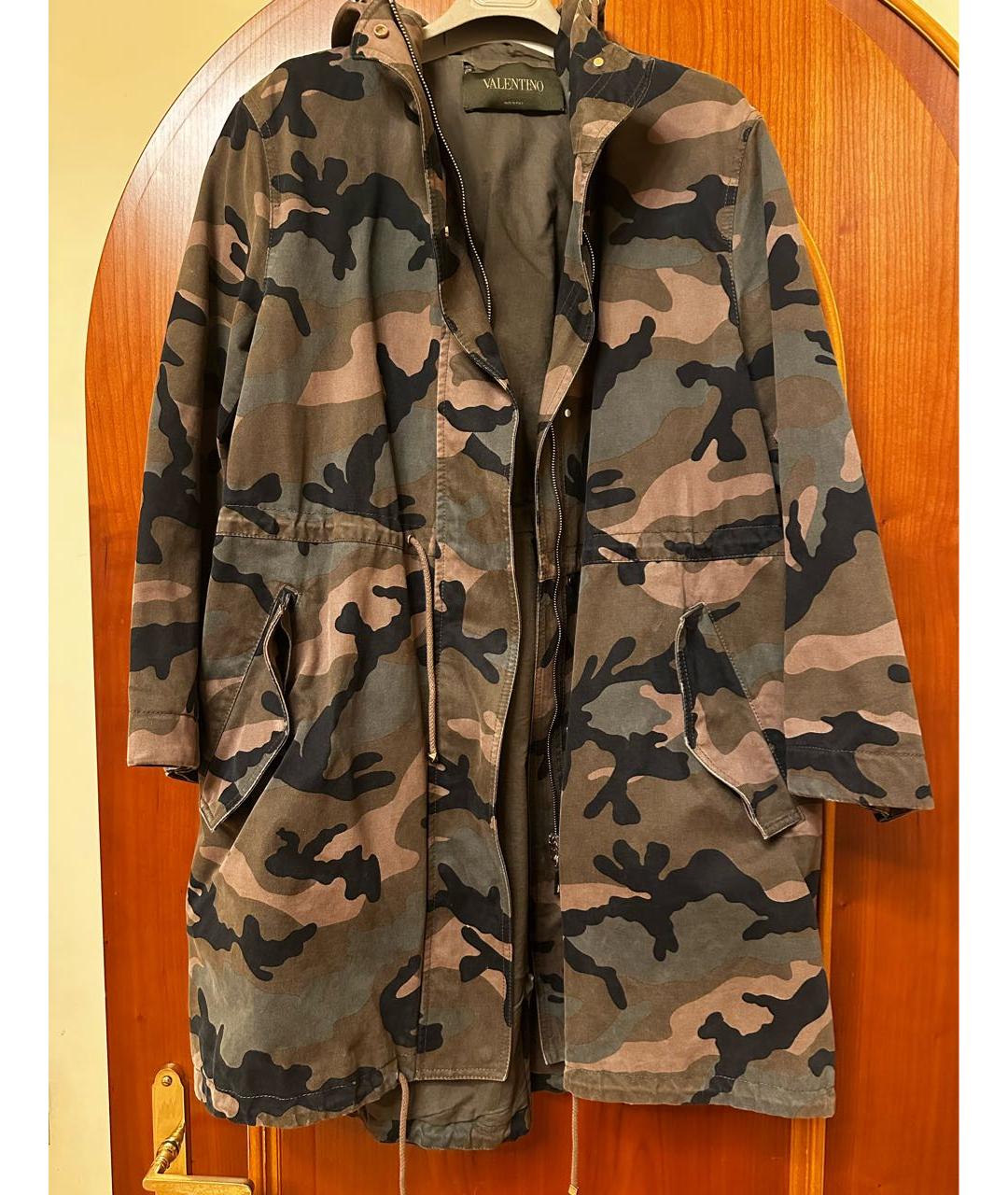 VALENTINO Хаки хлопковая парка, фото 9