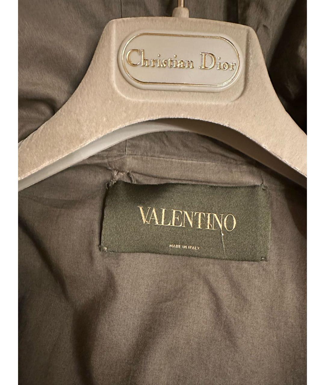 VALENTINO Хаки хлопковая парка, фото 3