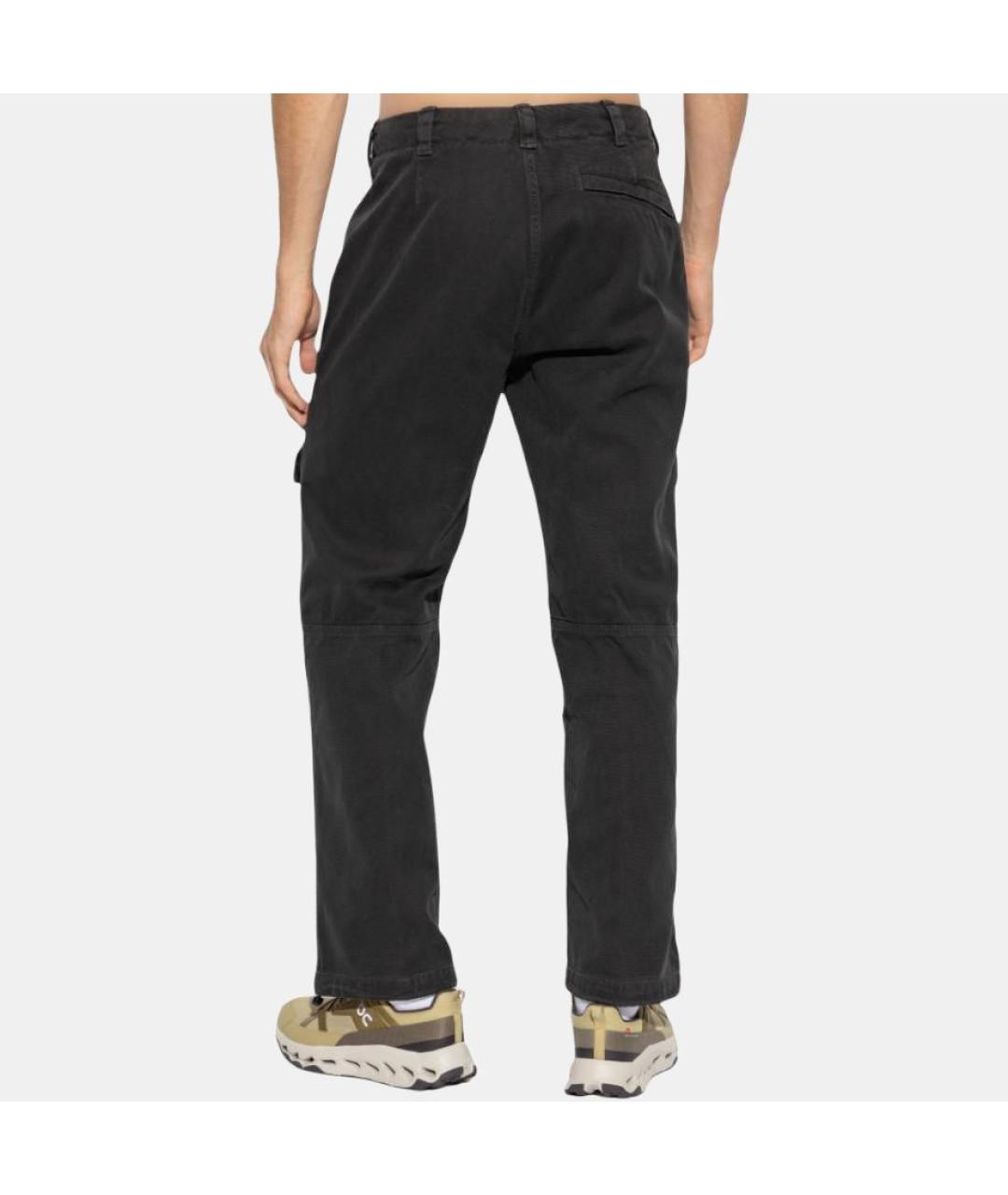 STONE ISLAND Черные повседневные брюки, фото 5