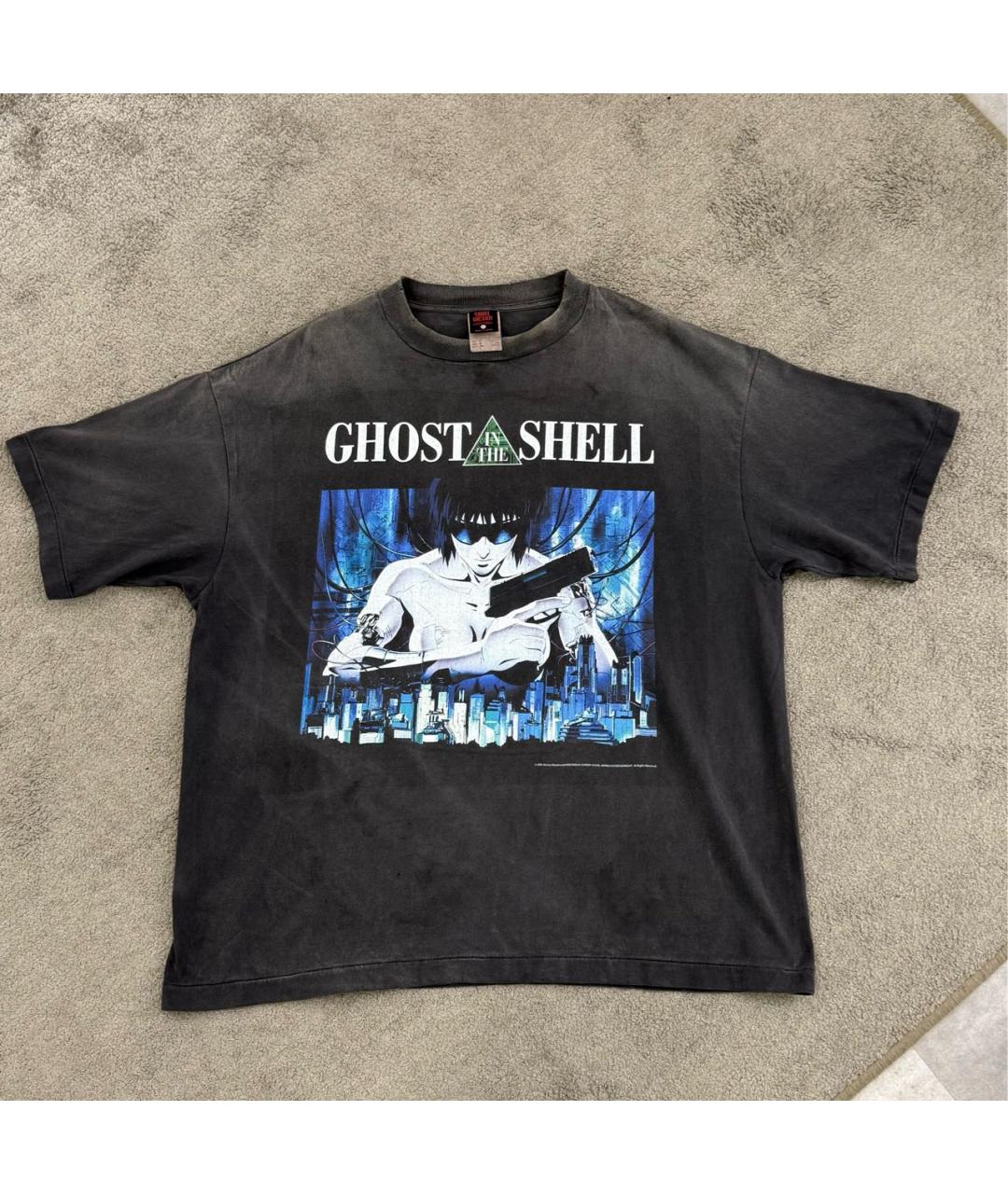 SAINT Mxxxxxx Антрацитовая хлопковая футболка, фото 2