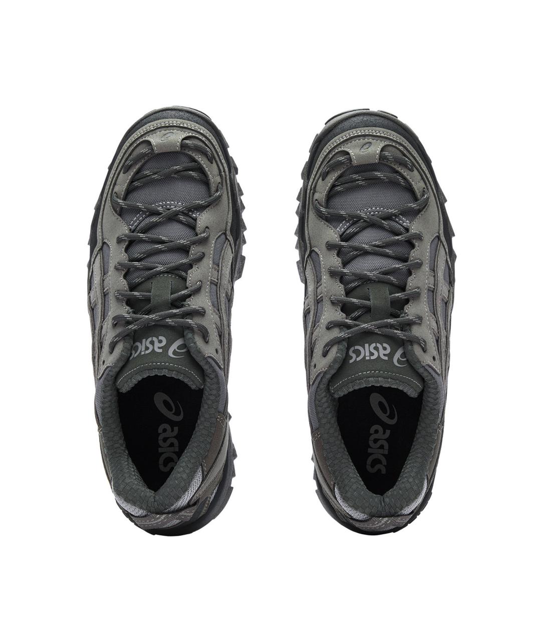 ASICS Серые текстильные кроссовки, фото 5