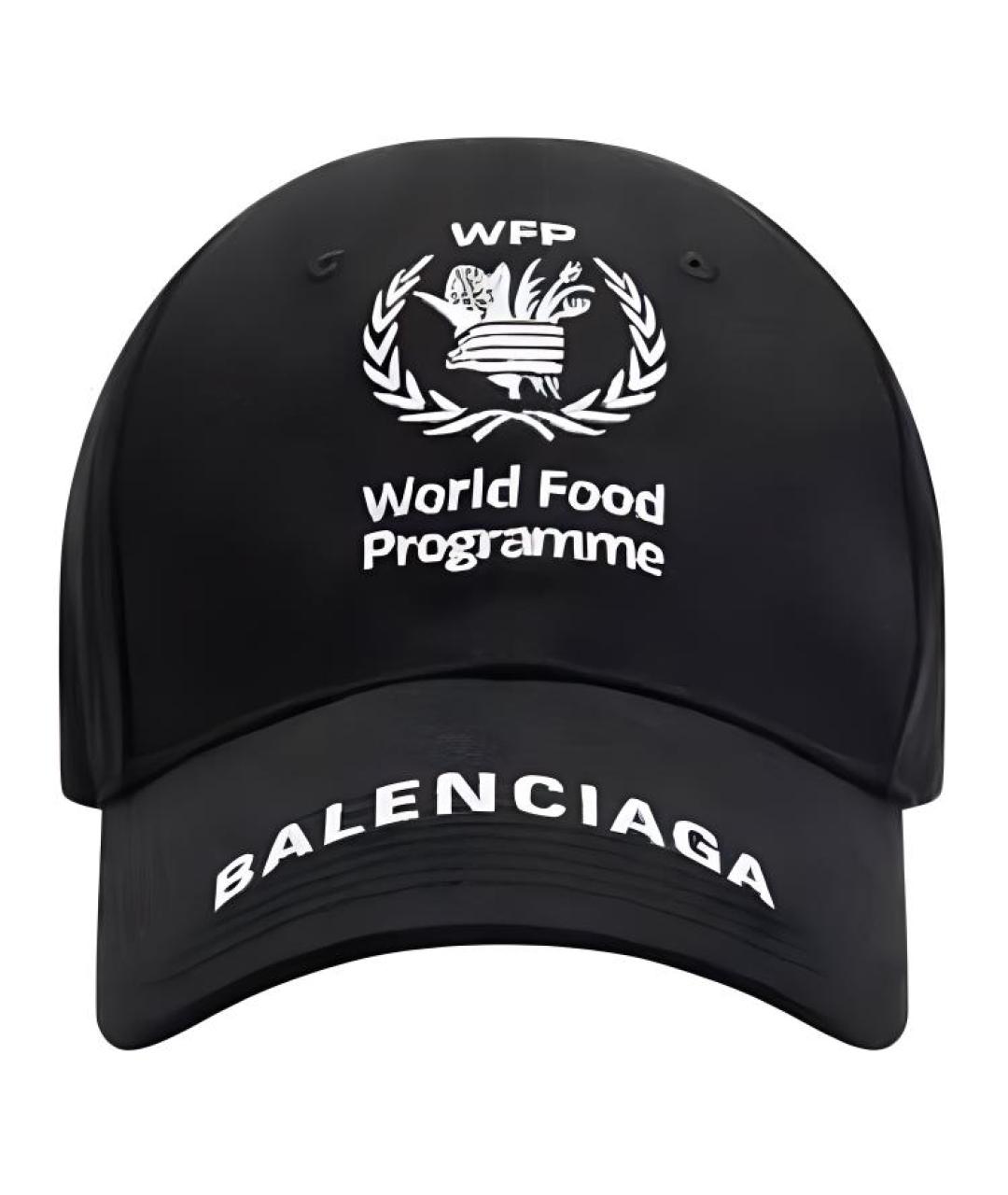 BALENCIAGA Черная кепка, фото 1