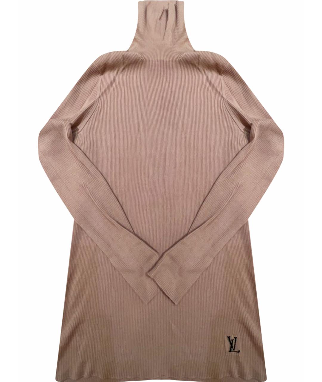 LOUIS VUITTON Розовая шерстяная водолазка, фото 1
